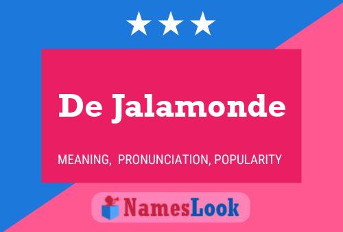 ملصق اسم De Jalamonde