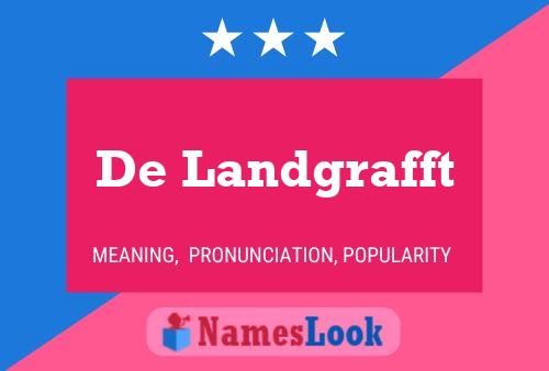 ملصق اسم De Landgrafft