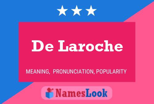 ملصق اسم De Laroche