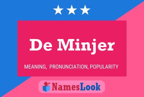 ملصق اسم De Minjer