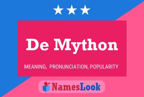 ملصق اسم De Mython