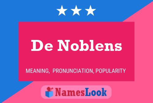 ملصق اسم De Noblens