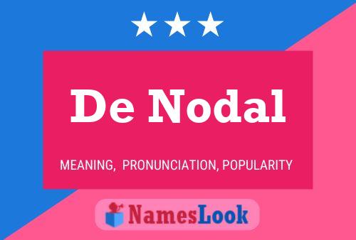 ملصق اسم De Nodal