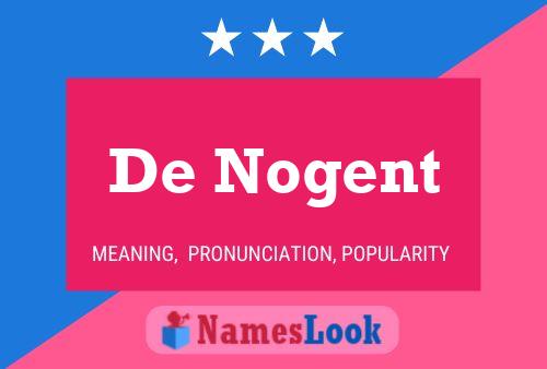 ملصق اسم De Nogent