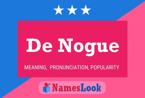 ملصق اسم De Nogue