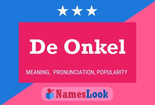 ملصق اسم De Onkel