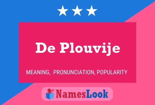 ملصق اسم De Plouvije