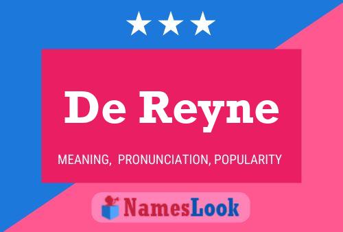 ملصق اسم De Reyne