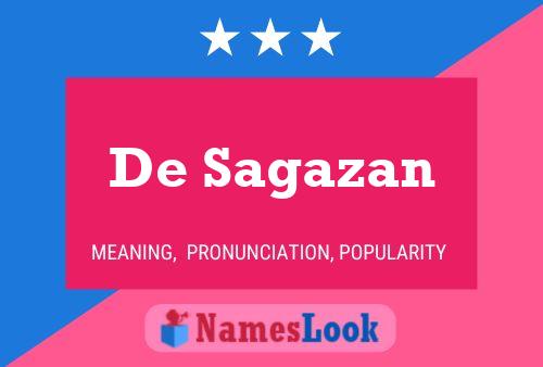 ملصق اسم De Sagazan