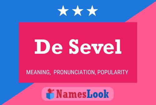 ملصق اسم De Sevel