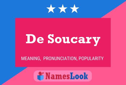 ملصق اسم De Soucary