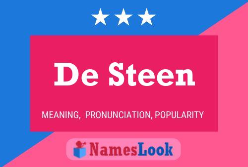 ملصق اسم De Steen