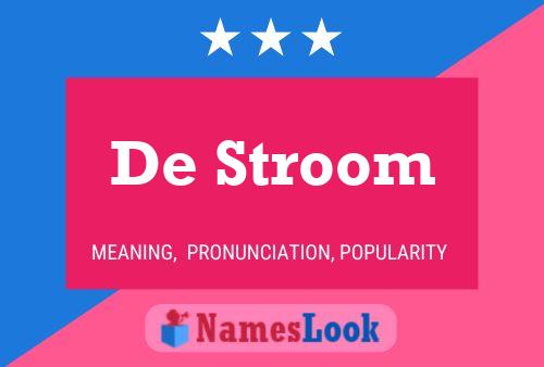 ملصق اسم De Stroom