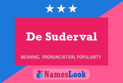 ملصق اسم De Suderval