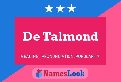 ملصق اسم De Talmond