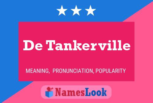 ملصق اسم De Tankerville