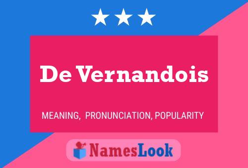 ملصق اسم De Vernandois