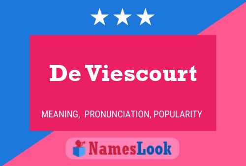 ملصق اسم De Viescourt