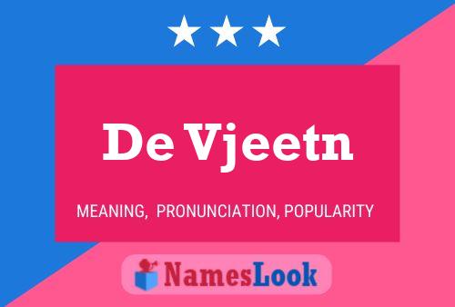 ملصق اسم De Vjeetn