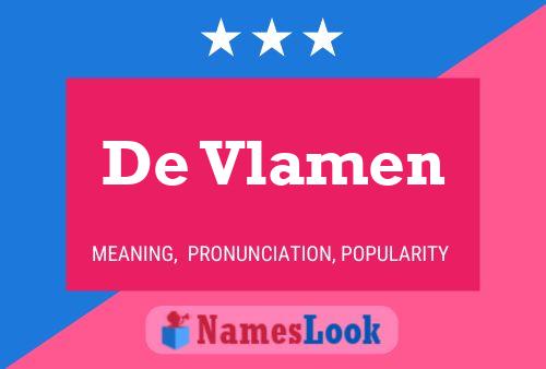 ملصق اسم De Vlamen