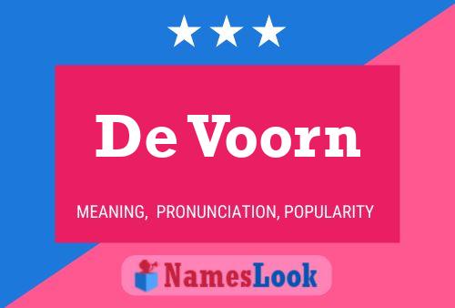 ملصق اسم De Voorn