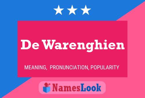 ملصق اسم De Warenghien