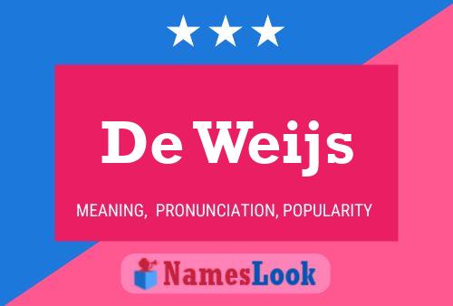 ملصق اسم De Weijs