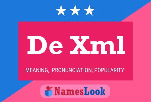 ملصق اسم De Xml