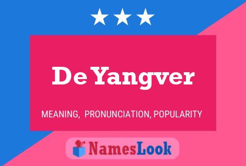 ملصق اسم De Yangver