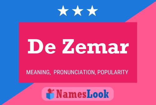 ملصق اسم De Zemar