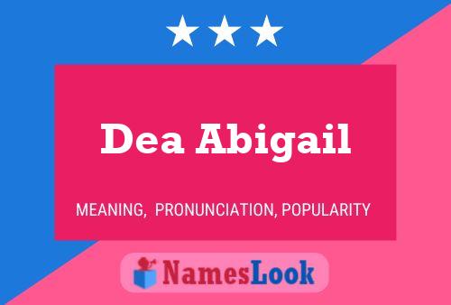 ملصق اسم Dea Abigail