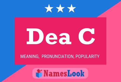 ملصق اسم Dea C