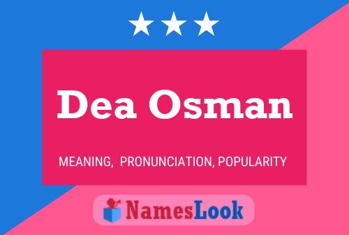 ملصق اسم Dea Osman