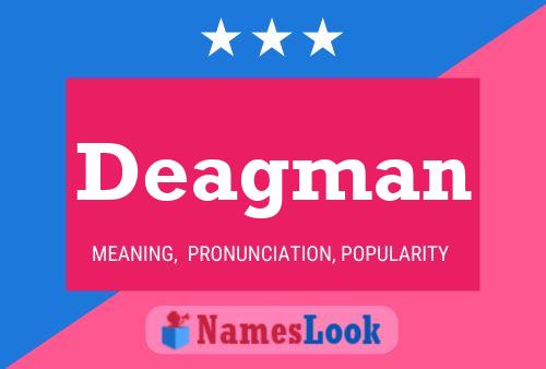 ملصق اسم Deagman