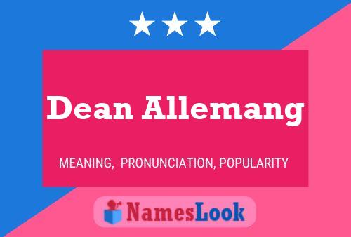 ملصق اسم Dean Allemang