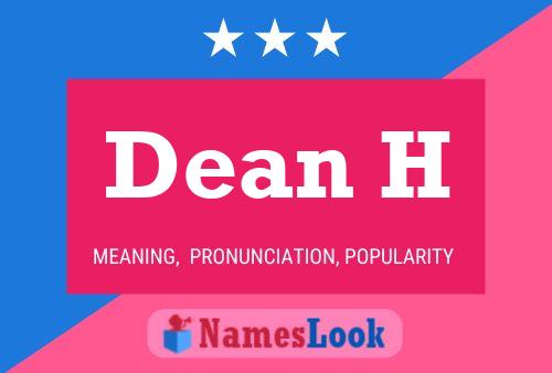 ملصق اسم Dean H