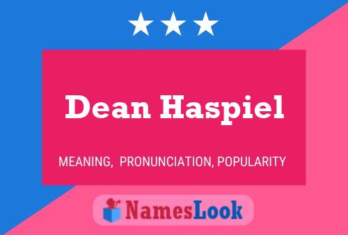 ملصق اسم Dean Haspiel