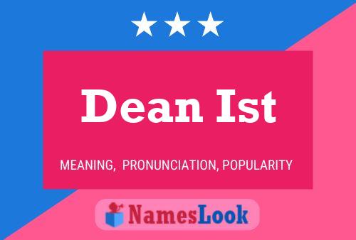 ملصق اسم Dean Ist