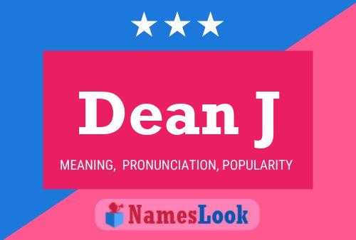 ملصق اسم Dean J