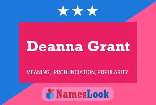 ملصق اسم Deanna Grant