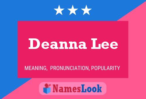 ملصق اسم Deanna Lee