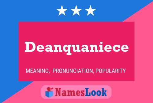 ملصق اسم Deanquaniece