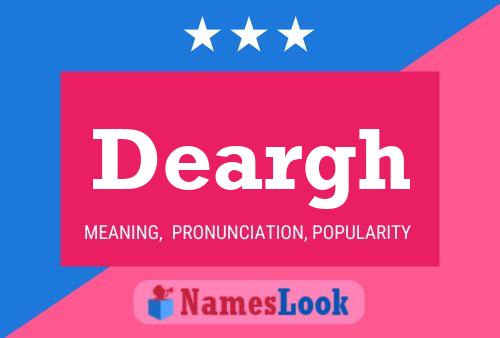 ملصق اسم Deargh