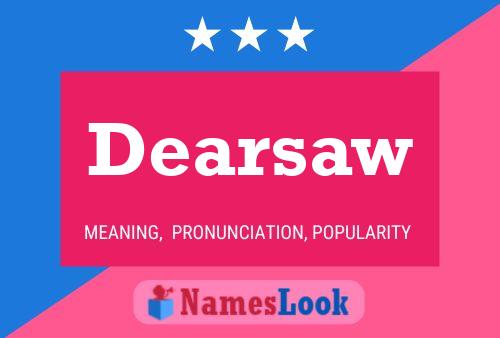 ملصق اسم Dearsaw