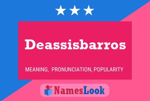 ملصق اسم Deassisbarros