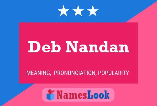 ملصق اسم Deb Nandan