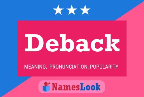 ملصق اسم Deback