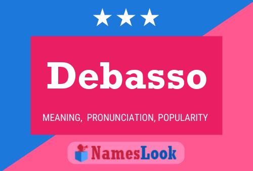 ملصق اسم Debasso