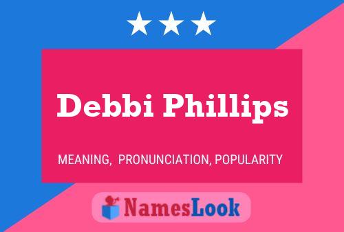 ملصق اسم Debbi Phillips