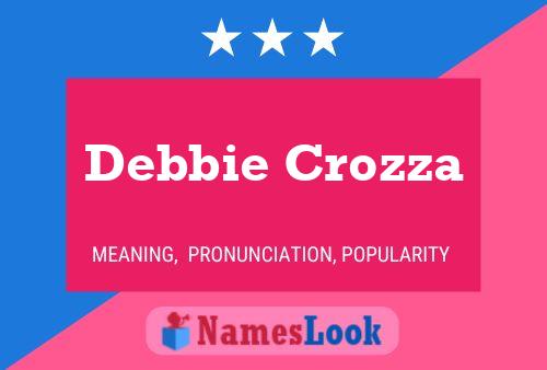 ملصق اسم Debbie Crozza